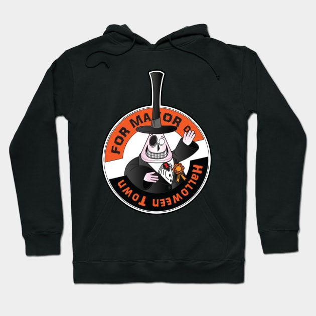 For Mayor of Halloween Town Hoodie by OrneryDevilDesign